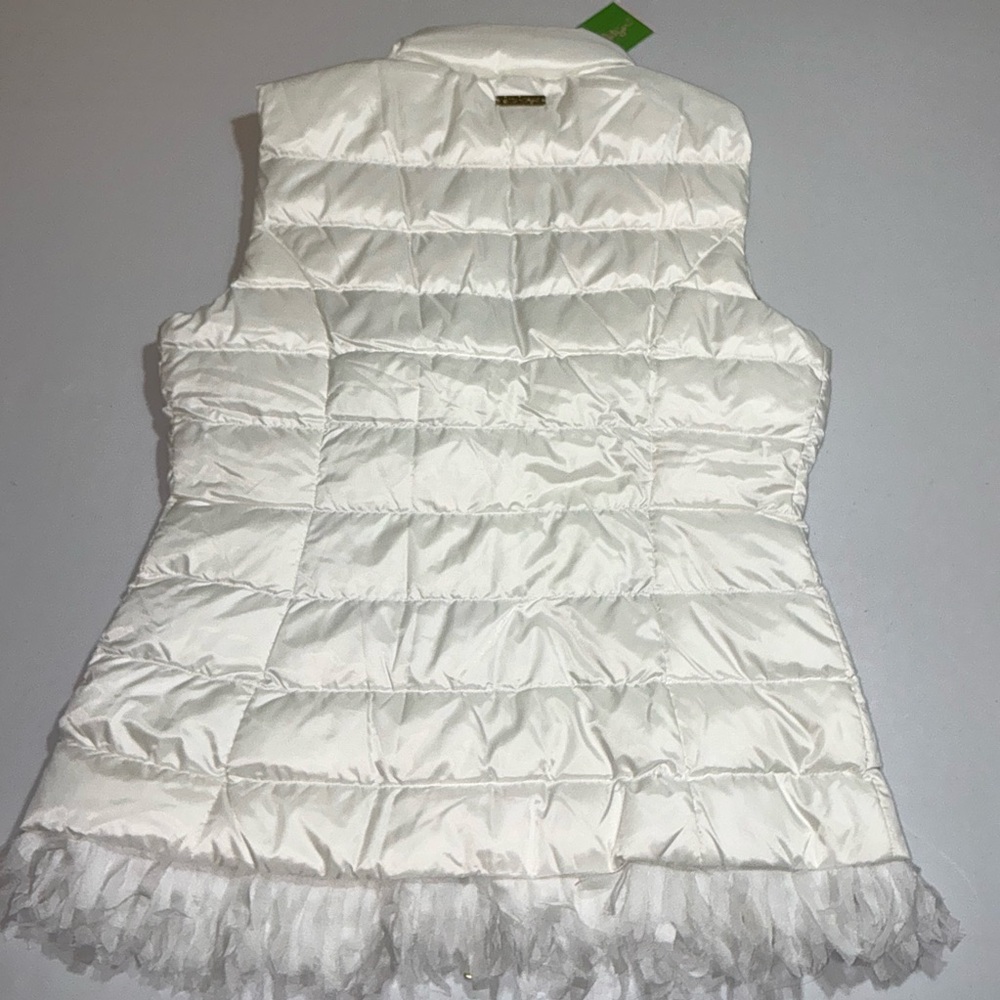 Lilly Pulitzer NWT Layli Masterpiece Puffer Gold Desert Palm Graphic $278 - Picture 6 of 16